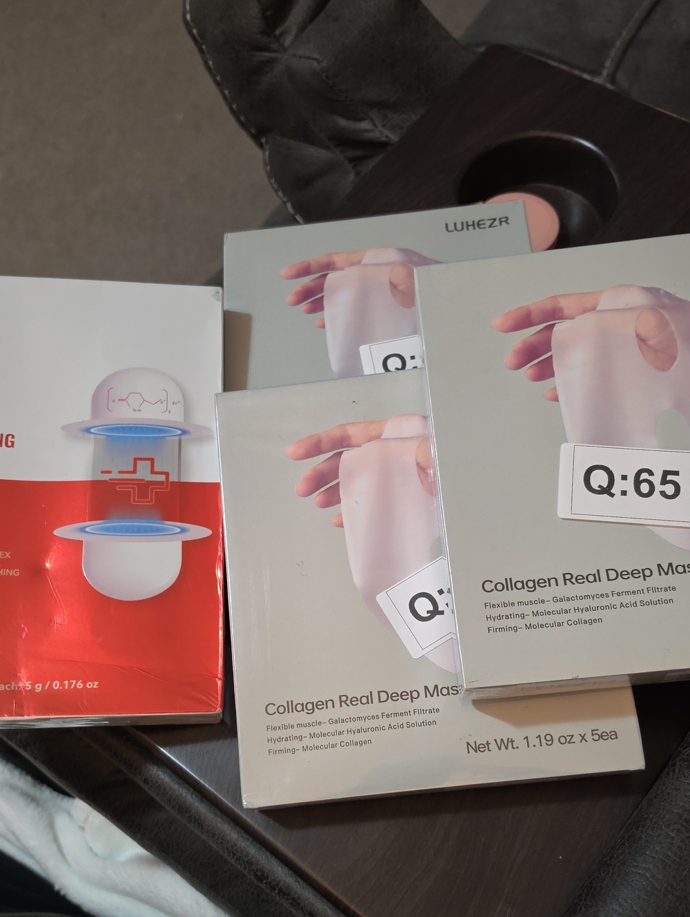 4- Collagen Real Deep Mask - Beige/Light Pink